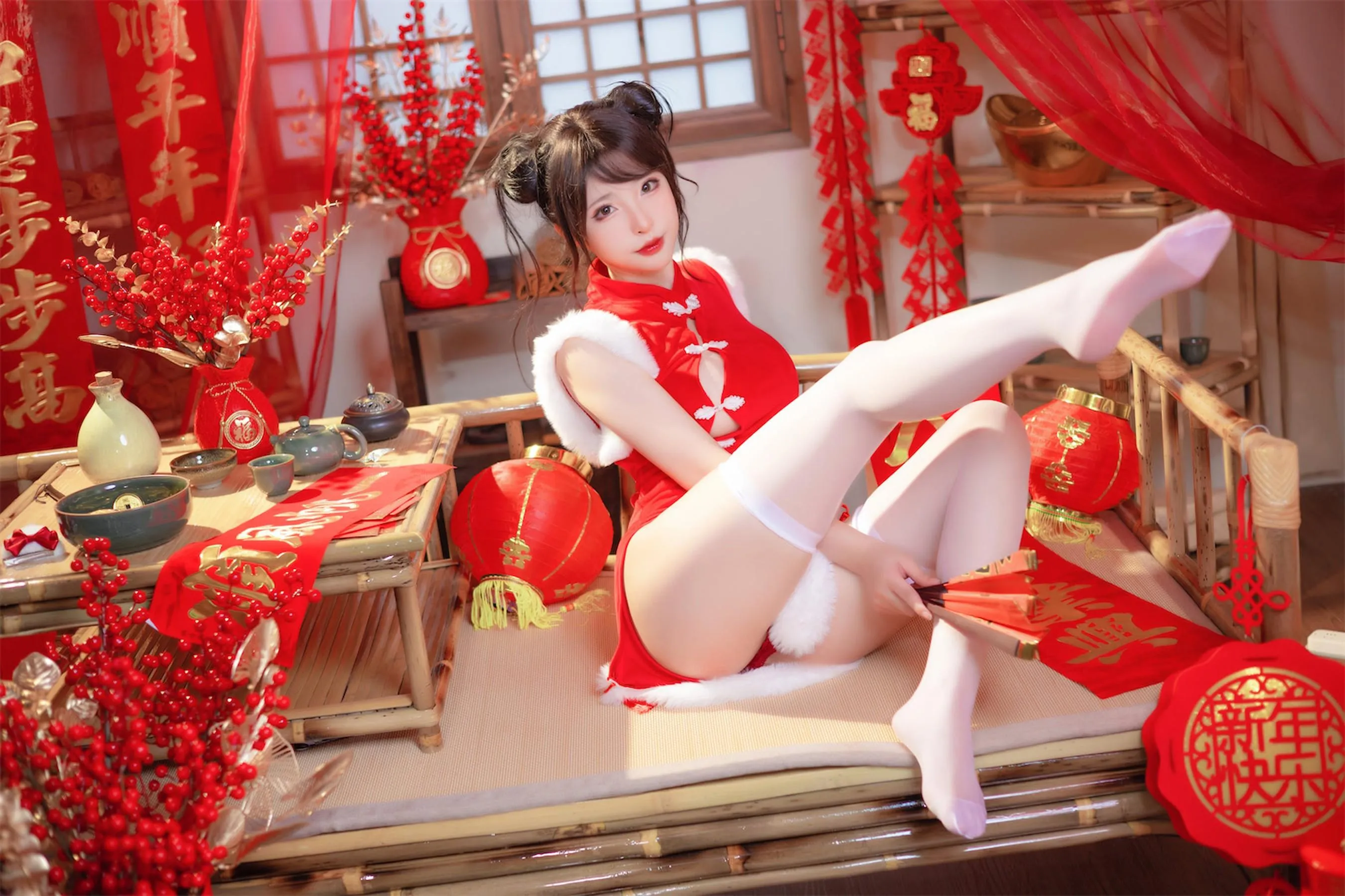 清水由乃 – NO.45 2023新年旗袍 [77P]插图8